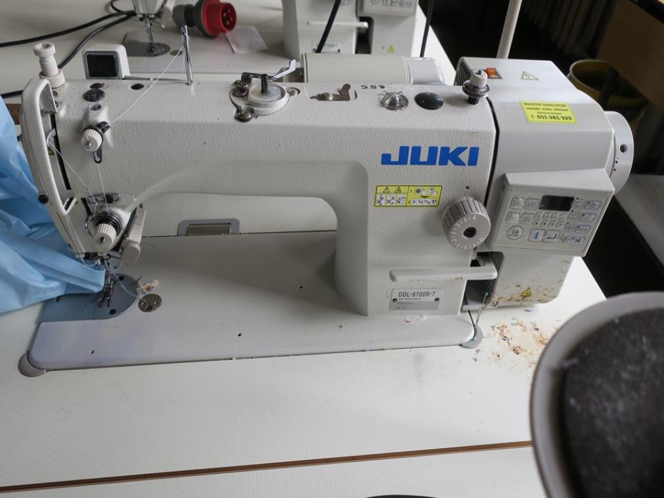 Used Juki DDL-8700B-7 Lockstitch machine for Sale (Auction Premium) | NetBid Industrial Auctions